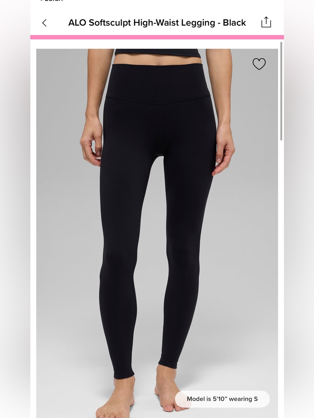 Alo black leggings